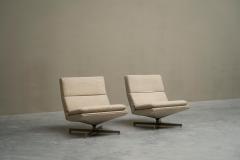 Georges Charles van Rijk Georges Charles van Rijk Pair of Swivel Lounge Chairs for Beaufort Belgium 1960s - 4395931