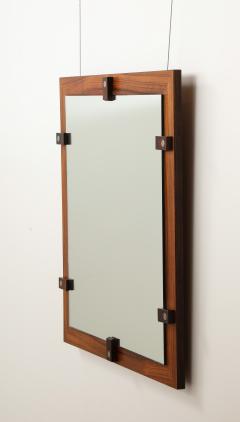 Georges Coslin Georges Coslin Wood Wall Mirror circa 1960 - 3928308