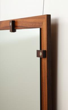 Georges Coslin Georges Coslin Wood Wall Mirror circa 1960 - 3928309