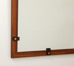 Georges Coslin Georges Coslin Wood Wall Mirror circa 1960 - 3928314