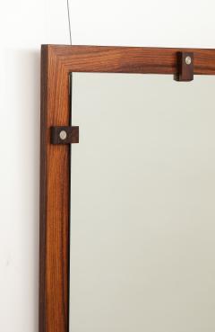 Georges Coslin Georges Coslin Wood Wall Mirror circa 1960 - 3928315