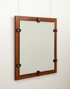 Georges Coslin Georges Coslin Wood Wall Mirror circa 1960 - 3928316