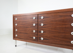 Georges Coslin Mid Century Modern Georges Coslin Wooden Sideboard Italy 1960s - 3353186