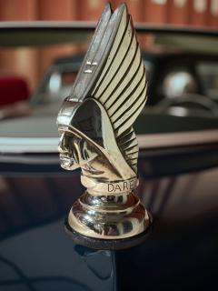 Georges Darel Georges Darel Silver Plated Indian Head Car Mascot France c 1930s - 4217219