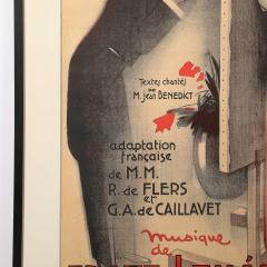 Georges Dola Art Deco Lithograph Poster Franz Lehar Le Comte de Luxembourg by Georges Dola - 4376861