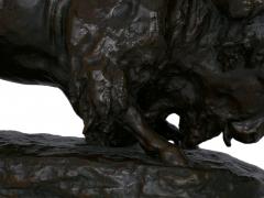 Georges Gardet French Bronze Sculpture Bison Et Jaguar after Georges Gardet - 1175488