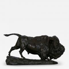 Georges Gardet French Bronze Sculpture Bison Et Jaguar after Georges Gardet - 1175506