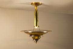 Georges Halais Art Deco Lamp in Brass by Georges Halais France 1930s - 4588924