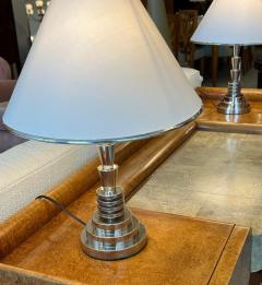 Georges Halais Art Deco Pair of Table Lamps by George Halais - 3027179