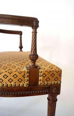 Georges Jacob Louis XVI Neoclassical Fauteuils Attributed to Georges Jacob Pair circa 1785 - 4324072