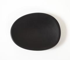 Georges Jouve Black Ceramic Galet Vide Poche France c 1950 - 4509778