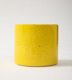 Georges Jouve Ceramic Column Vase with Yellow glaze France 1950 s - 4509794