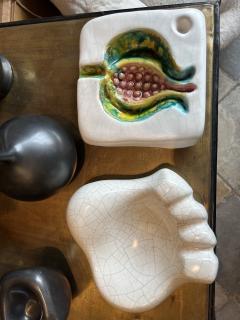 Georges Jouve Ceramic vide poche Figue by Georges Jouve France 1950s - 4708687