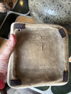 Georges Jouve Ceramic vide poche Figue by Georges Jouve France 1950s - 4708690