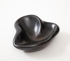 Georges Jouve French Biomorphic Black Glazed Ceramic Period Item Style of Georges Jouve - 3289548