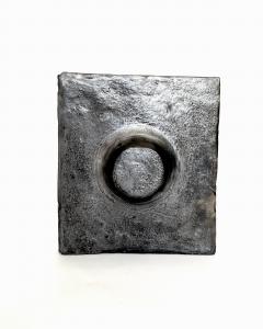 Georges Jouve GEORGES JOUVE JOUVE FRANCE FRENCH BLACK CERAMIC TILE C1965 - 4684201
