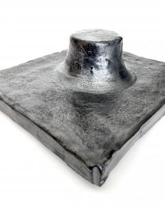 Georges Jouve GEORGES JOUVE JOUVE FRANCE FRENCH BLACK CERAMIC TILE C1965 - 4684208