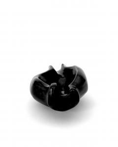Georges Jouve Georges Jouve French Ceramic Artist Black Glazed Ashtray c 1950 - 4632442