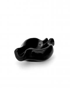 Georges Jouve Georges Jouve French Ceramic Artist Black Glazed Ashtray c 1950 - 4632551