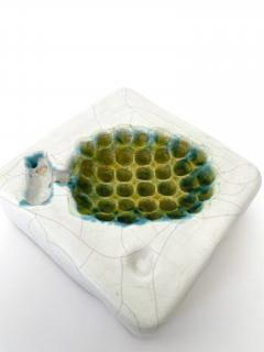 Georges Jouve Georges Jouve French Ceramic Artist Ceramic Cendrier or Vide Poche With Raisins - 4693543