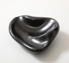 Georges Jouve Georges Jouve Period French Biomorphic Black Glazed Ceramic Dish France 1950 - 4509730