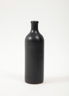 Georges Jouve Large Georges Jouve Style Period Black Matte Vase France c 1950 - 2879904
