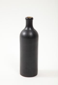 Georges Jouve Large Georges Jouve Style Period Black Matte Vase France c 1950 - 2879911