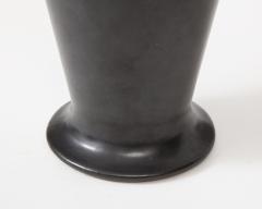 Georges Jouve Matte Black Vase in the Manner of Georges Jouve France c 1960 - 2692419