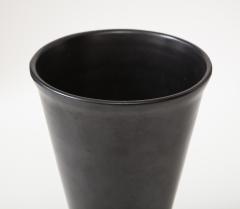 Georges Jouve Matte Black Vase in the Manner of Georges Jouve France c 1960 - 2692422