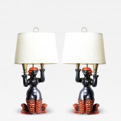 Georges Jouve Pair of Mid Century wallights by Georges Jouve  - 3555414