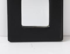 Georges Jouve Small Black Ceramic Mirror France c 1950 - 3945430