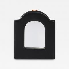 Georges Jouve Small Black Ceramic Mirror France c 1950 - 3948016