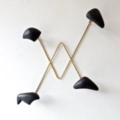 Georges Jouve WALL MOUNTED COAT RACK BY GEORGES JOUVE FOR MARCEL ASSELBUR - 2566025