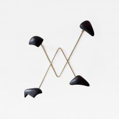 Georges Jouve WALL MOUNTED COAT RACK BY GEORGES JOUVE FOR MARCEL ASSELBUR - 2567193