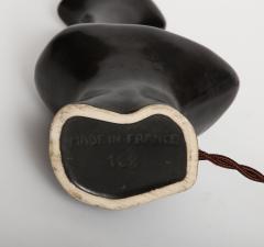 Georges Jouve Zoomorphic French Period Lamp Jouve style forming a Bird Dish France 1950s - 3449252