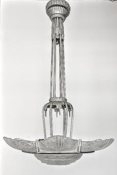 Georges Leleu French Art Deco Chandelier by Georges LELEU  - 3941843
