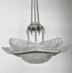 Georges Leleu French Art Deco Chandelier by Georges LELEU  - 3941846