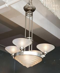 Georges Leleu Leleu Art Deco Chandelier  - 3391405