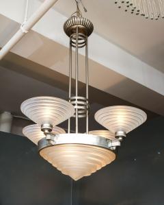 Georges Leleu Leleu Art Deco Chandelier  - 3391408