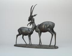 Georges Lucien Guyot Gazelles couple ca 1925 - 3257756