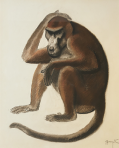 Georges Lucien Guyot Monkey ca 1930 - 3258265