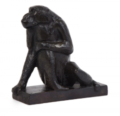 Georges Lucien Guyot Seated Monkey Head to the Right ca 1925 - 3257745