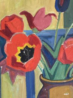 Georges Marchou Poppies and Tulips  - 1938657