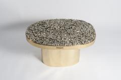Georges Mathias Pair Of Side Tables with pyrites stones Signed Georges Mathias - 928808