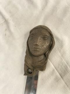 Georges Oudot 1940s Letter opener by Famous French sculptor Georges Oudot - 3883185