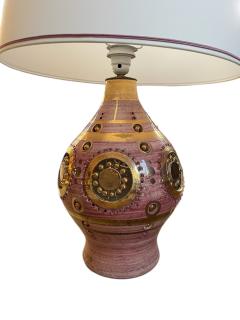 Georges Pelletier 1970s Large studio Pottery lamp by Georges Pelletier - 4444335