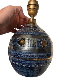 Georges Pelletier 1970s Studio pottery c ramic lamp by Georges Pelletier - 4569045