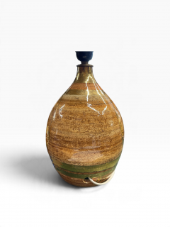 Georges Pelletier 1970s Studio pottery ceramic lamp by Georges PELLETIER - 4827996