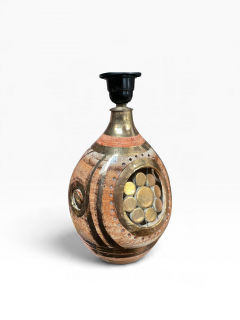 Georges Pelletier 1970s Studio pottery ceramic lamp by Georges PELLETIER - 4827997