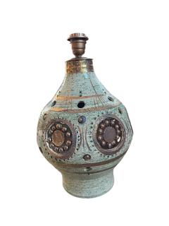 Georges Pelletier 1970s Studio pottery ceramic lamp by Georges Pelletier - 4444387
